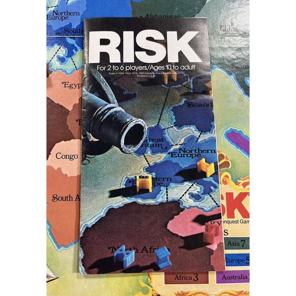 Vintage 1980 RISK World Conquest Parker Brothers Board Game Complete - Picture 7 of 16